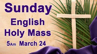 Catholic Mass Today I Daily Holy Mass I Sunday March 24 2024 I English Holy Mass I Palm Sunday [upl. by Pelagia]