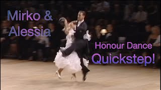 Mirko Gozzoli amp Alessia Betti  Honour Dance  Quickstep [upl. by Darum]