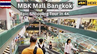 MBK Mall Bangkok 4K Walk Explore One of Thailands Largest Shopping Malls [upl. by Akcimehs320]