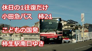 【４K 前面展望】小田急バス 柿21系統 柿生駅南口ゆき【休日１往復】 Odakyu Bus kakio21 line for Kakio stasouth [upl. by Crosley818]