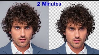 Cut Out Hair 2 MINUTES Photoshop Tutorial 2019  Easy Tutorial [upl. by Grussing135]