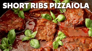 How to Make Short Ribs Pizzaiola  Pizza Makers Beef  Food Wishes [upl. by Emerick607]