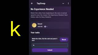 No Experience Needed Tapswap Code  No Experience Needed Best Online Jobs for Busy Students [upl. by Ariem]