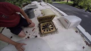 Replace RV Roof Vent Fan Motor Assembly [upl. by Alis]