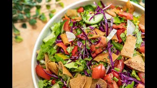 Fattoush Salad  Ramadan Recipes  Roubas Food Journey [upl. by Reyna886]