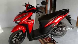 Vario 125 2018 MERAH Terbaru All New Masih Pakai Striping [upl. by Ahsoj]