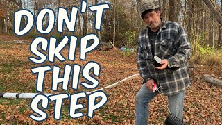 How to Protect Insulated PEX Pipe for an Outdoor Wood Boiler Homestead Upgrade [upl. by Arratahs]