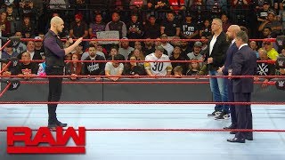 Baron Corbin explains his methodology to the McMahon family Raw Exclusive Dec 17 2018 [upl. by Aikaz]