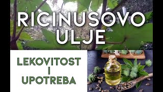 RICINUSOVO ULJE LEKOVITOST I UPOTREBA [upl. by Saeger]