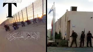 Hamas releases dramatic footage claiming to show dawn raid on Israeli compound [upl. by Naeroled693]