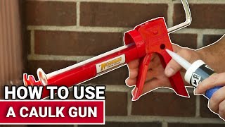 How To Use a Caulk Gun  Ace Hardware [upl. by Lewls]