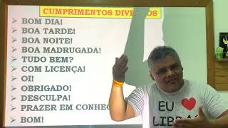 CUMPRIMENTOS EM LIBRAS [upl. by Sudnac]