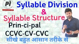 Syllable structure amp Syllable division [upl. by Shirlie123]