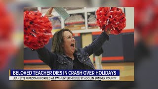 Beloved teacher dies in crash over holidays [upl. by Tterrej]