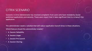 Citrix Scenario  How to relaunch an application quickly after its closed [upl. by Dwan]
