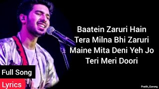 Tu Phela Pehla Pyaar Hain Mera  Full Lyrics   Armaan Malik  Vishal Mishra  Manoj  Kabir Singh [upl. by Opportina399]