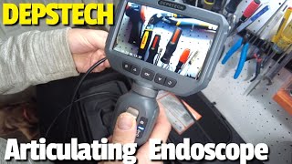 DEPSTECH Articulating Borescope [upl. by Ellehsor]