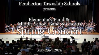 Elementary Band Middle School Band and Chorus Spring Concert [upl. by Herve]