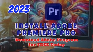 Adobe PREMIERE 2023 español Fácil y Rápido FREE INSTALLATION ¡Ultima Actualización [upl. by Ahsiuqet204]