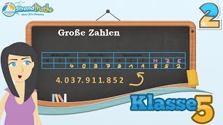 Große Zahlen schreiben Zehnersystem  Klasse 5 ★ Übung 2 [upl. by Yhtir]