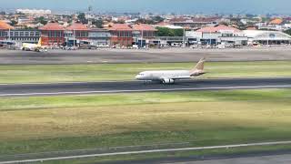 FANTASTIC BEST VIEW LANDING  Ngurah Rai Intl Airport DPSWADD  Super Air Jet form JAKARTA [upl. by Enohpesrep]