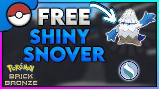 How to get SHINY SNOVER in Pokémon Brick Bronze Roblox [upl. by Jump]