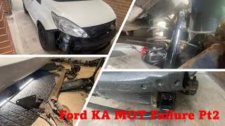 Ford KA 2009 MOT Failure Pt2 [upl. by Suraved]