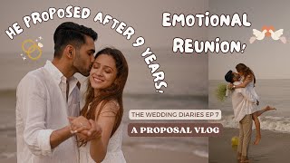 Surprise PROPOSAL after 9 YEARS  LDR couple REUNITES  very EMOTIONAL Proposal Vlog  TWD EP 7 [upl. by Wadsworth34]