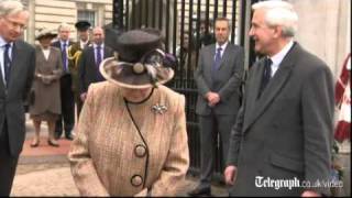 Queen unveils Jubilee Greenway plaque [upl. by Kone498]