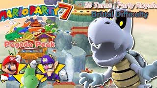 Mario Party 7  Episode 2  Pagoda Peak Brutal [upl. by Gerius]