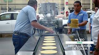 Tortilladora de Tolva ML60│Manufacturas Lenin [upl. by Tahp]