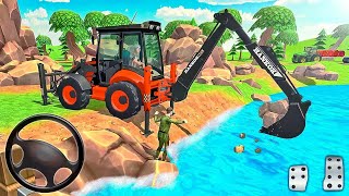 Real Jcb Construction Game 3D  Real Jcb Simulator Game  Android Gameplay [upl. by Ralip]