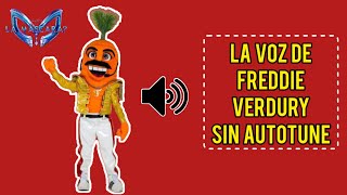 FREDDIE VERDURY su VOZ REAL SIN AUTOTUNE en ¿Quién es la Máscara 2024 MÉXICO [upl. by Paderna213]