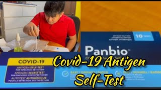 Mommy C  Panbio Covid19 Antigen SelfTest Rapid Test Testing Procedure [upl. by Jonme]