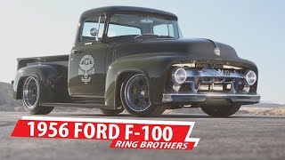 Driving Line Ride of the Week Ring Brothers 1956 Ford F100 quotClem 101quot [upl. by Enelra]