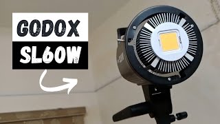 GODOX SL60W Lighting  120cm SoftBox Setup [upl. by Schlicher]