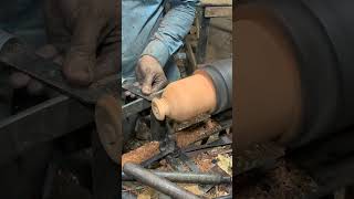 woodturning project shows wood woodturning pot [upl. by Waneta]