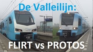 De Valleilijn FLIRT vs PROTOS [upl. by Greer]