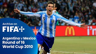 FULL MATCH Argentina vs Mexico 2010 FIFA World Cup [upl. by Lecroy]