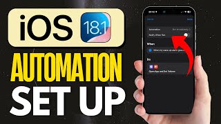 Setting Up Personal Automations in iOS 181 [upl. by Airan]