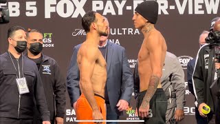 Thurman Vs Barrios Weigh In amp Face Off Undercard Fights Santa Cruz  Carbajal  Nery EsNews Boxing [upl. by Egiap]