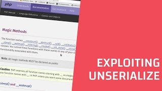 PHP Insecure Deserialization Arabic  Part 2 [upl. by Rosdniw]
