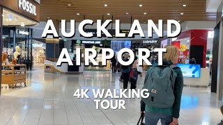 4K Auckland AKL International Airport Walking Tour  New Zealand [upl. by Thirzia745]