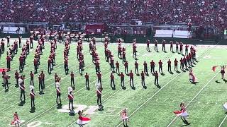 The Cornhusker Marching Band Olympics Halftime 83124 CMB GBR [upl. by Attenhoj]