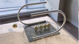 Newtons Cradle Animation w sound [upl. by Labana371]