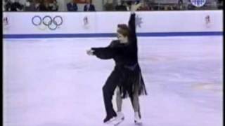 Marina KlimovaSergei Ponomarenko Compulsory Dance 1992 Winter Olympics [upl. by Salomone]