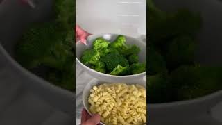 How to Steam Your Veggies AND Cook Pasta at the Same Time II Kalejunkie [upl. by Etteiram]