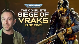 THE SIEGE OF VRAKS in 60 mins with Moving Maps  Warhammer 40k Lore [upl. by Adiazteb]