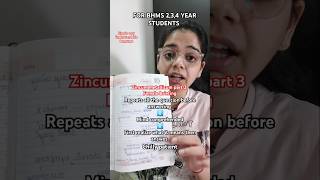 Zincum metallicum part 3 homoeopathicmedicines bhmsnotes bhmsstudents bhmslife harwork [upl. by Inalaeham]