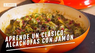 Alcachofas con jamón una receta tradicional renovada  EL COMIDISTA [upl. by Corley]